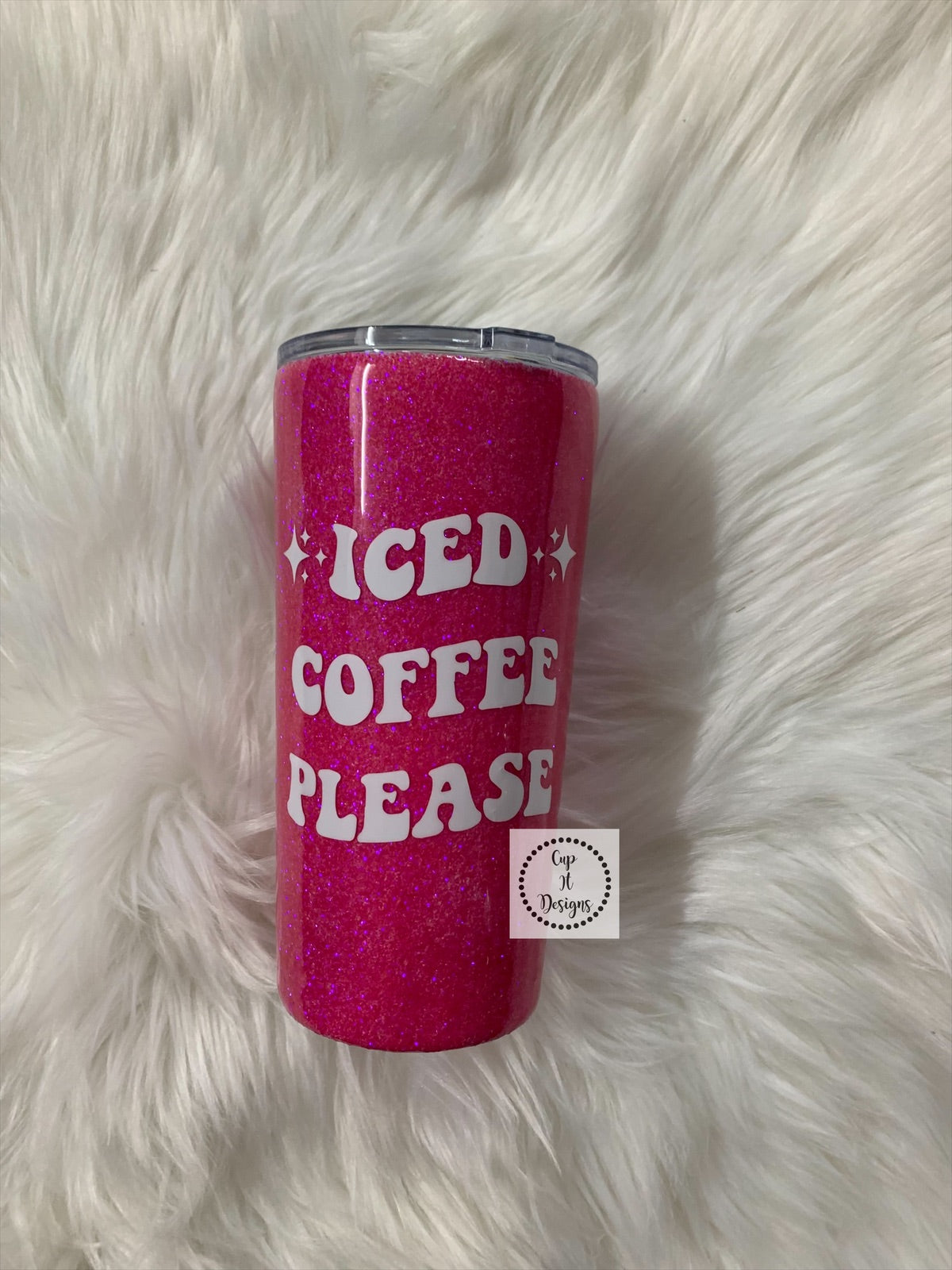 Iced Coffee Please Epoxy Tumbler