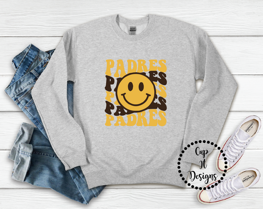 Padres Smiley Crewneck