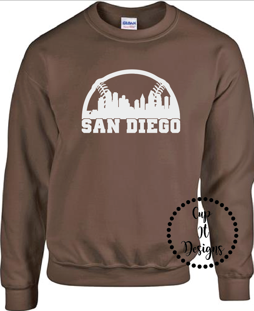 San Diego Baseball Crewneck