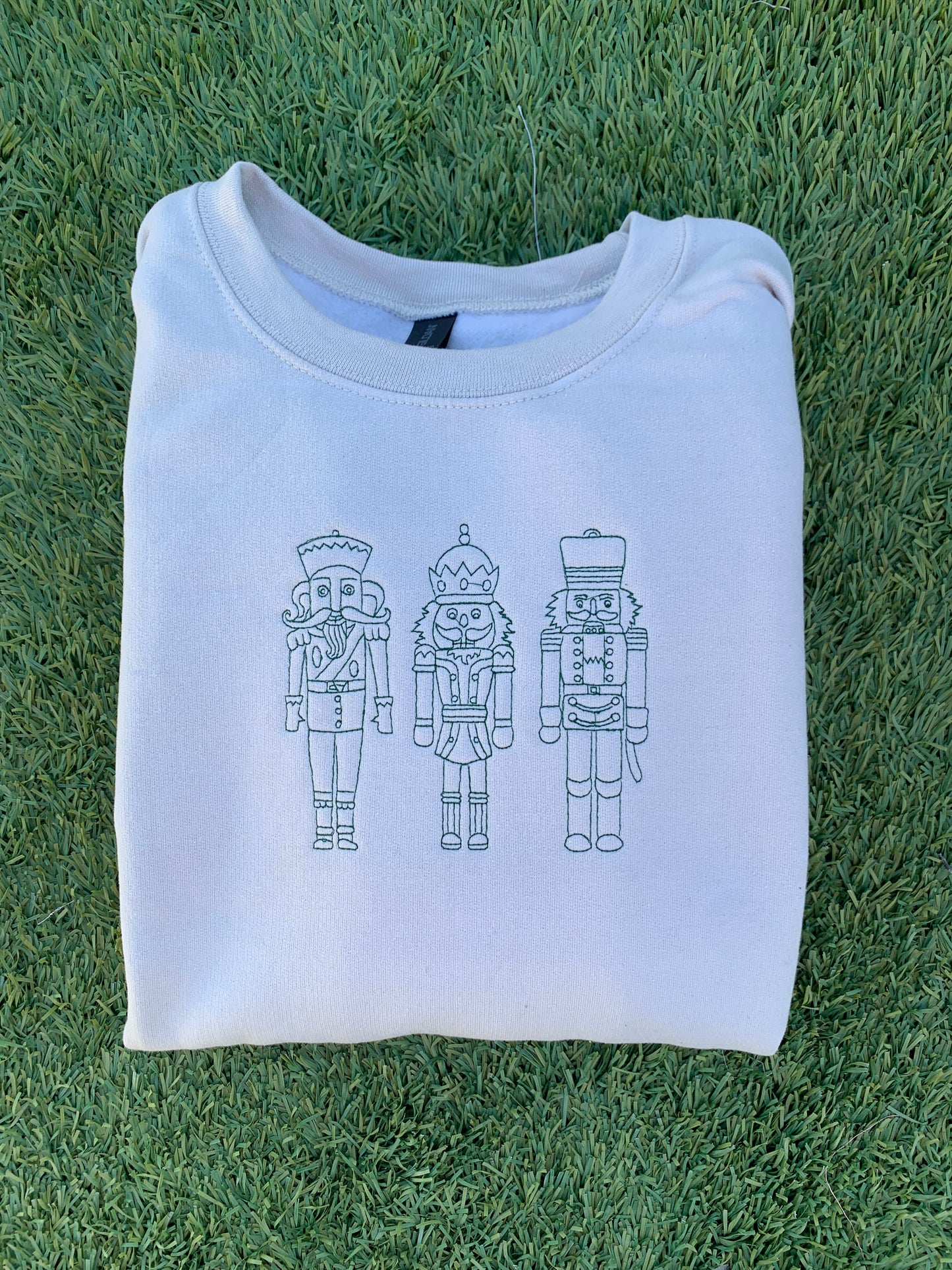 Nut Cracker Embroidered Crewneck