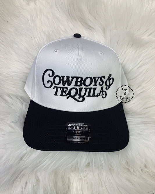 Cowboys & Tequila Embroidered Hat