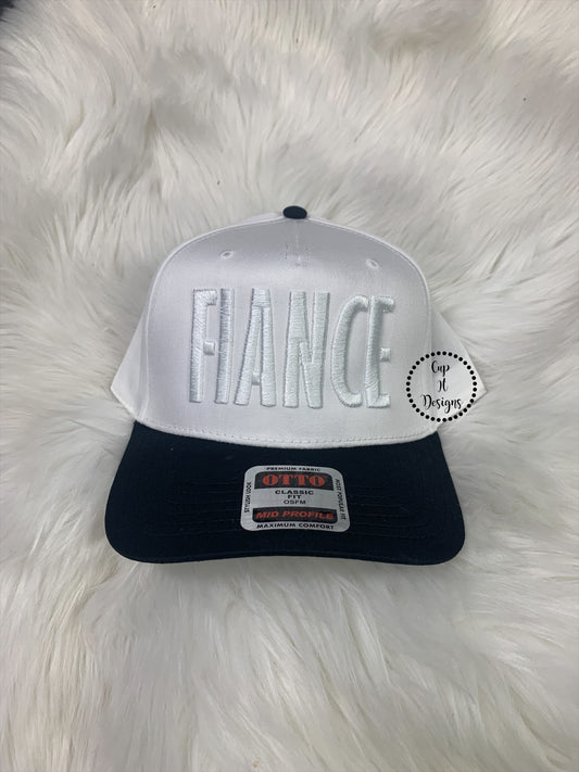 Fiance Embroidered Hat