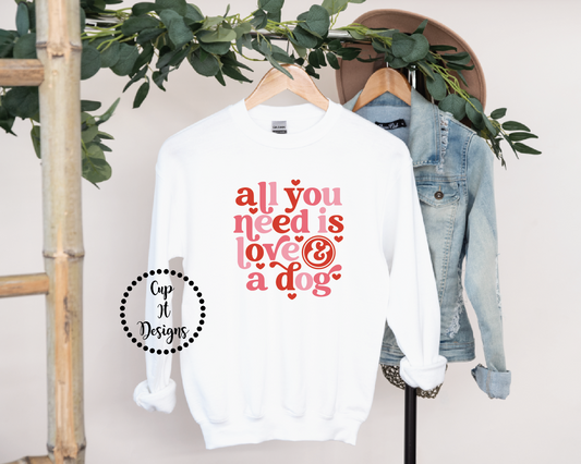 Love and Dogs Crewneck