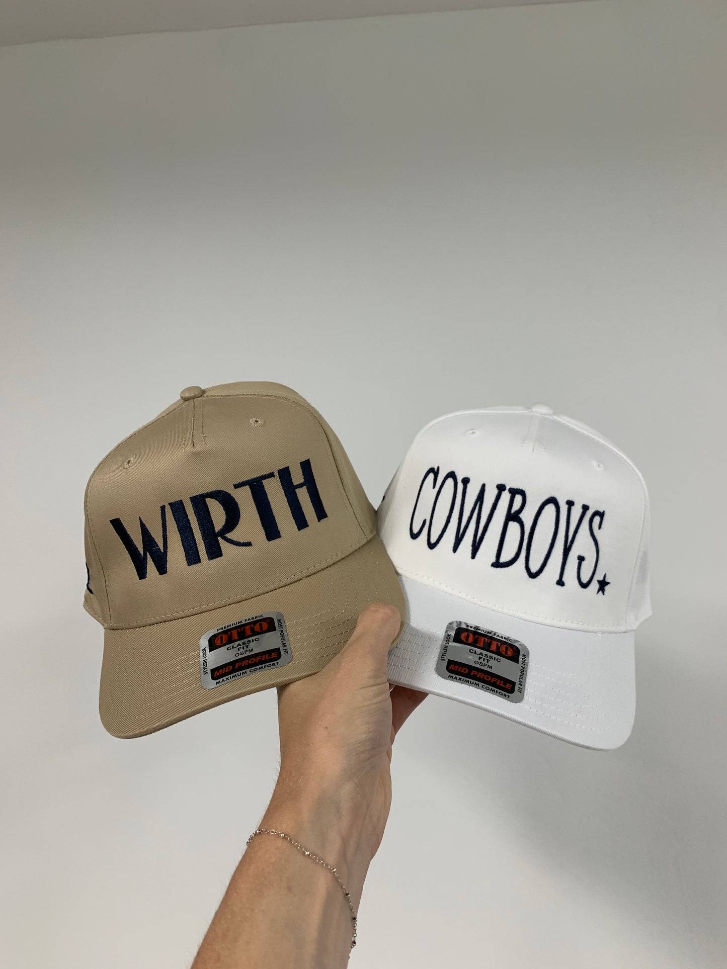 Cowboys/Custom Puff Embroidered Hat
