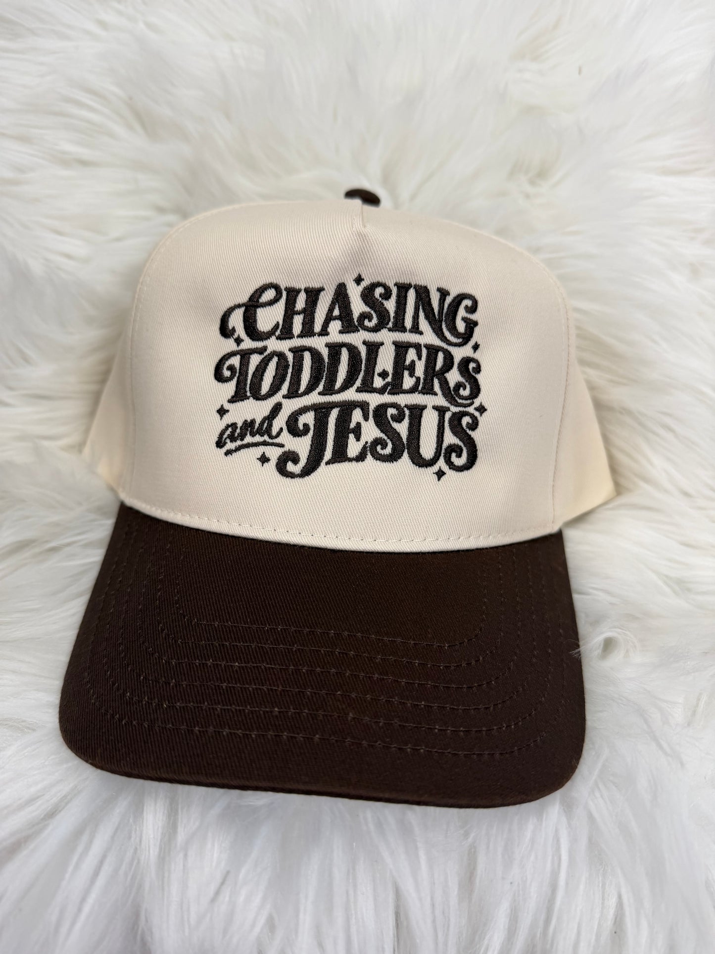Chasing Toddlers and Jesus Hat