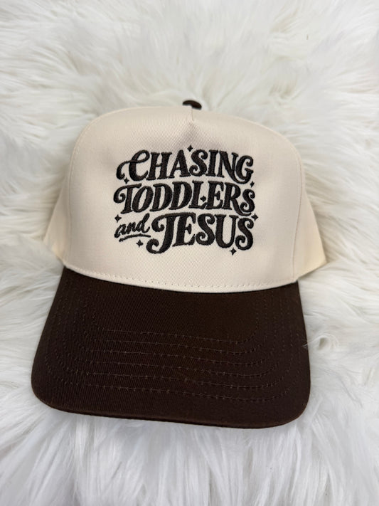 Chasing Toddlers and Jesus Hat