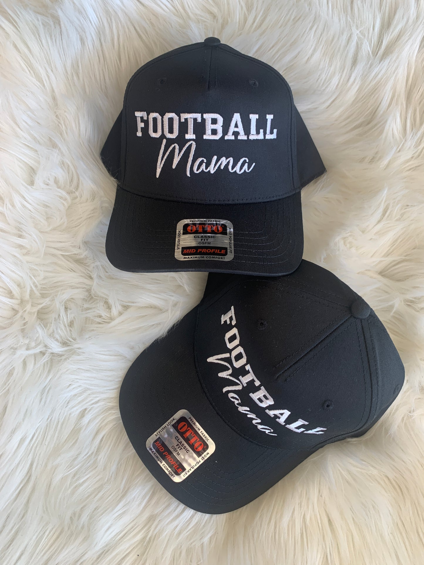 Football Mama Embroidered Hat