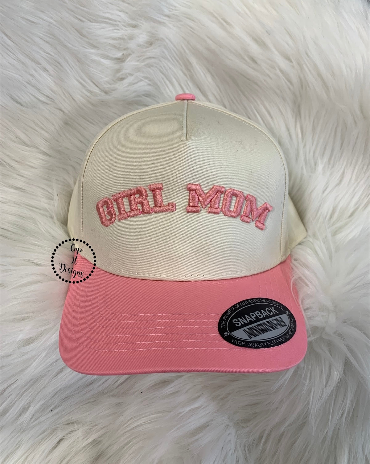 Puff Mom Embroidered Hat