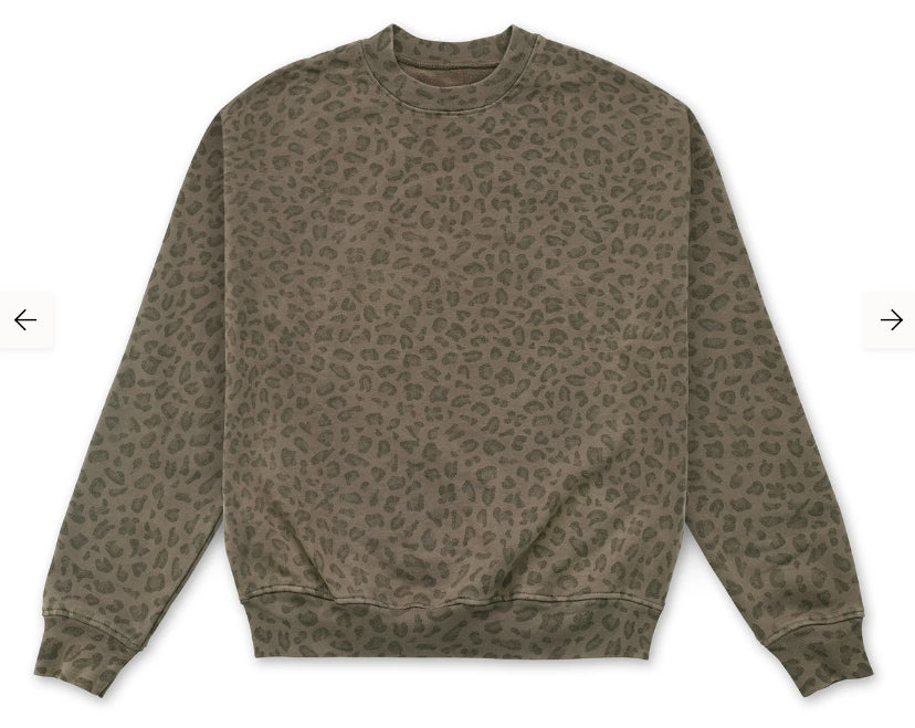 Cheetah Padres Embroidered Sweatshirt PRE ORDER