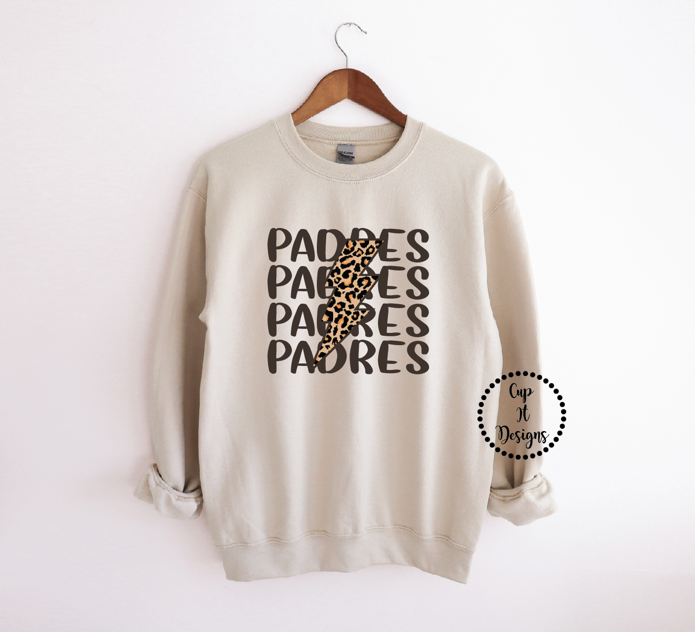 Padres Cheetah Crewneck