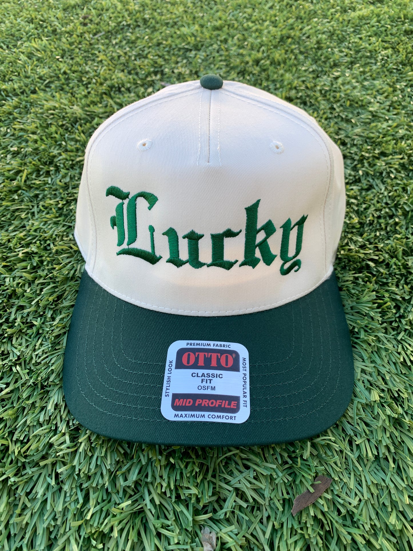 Lucky Embroidered Hat
