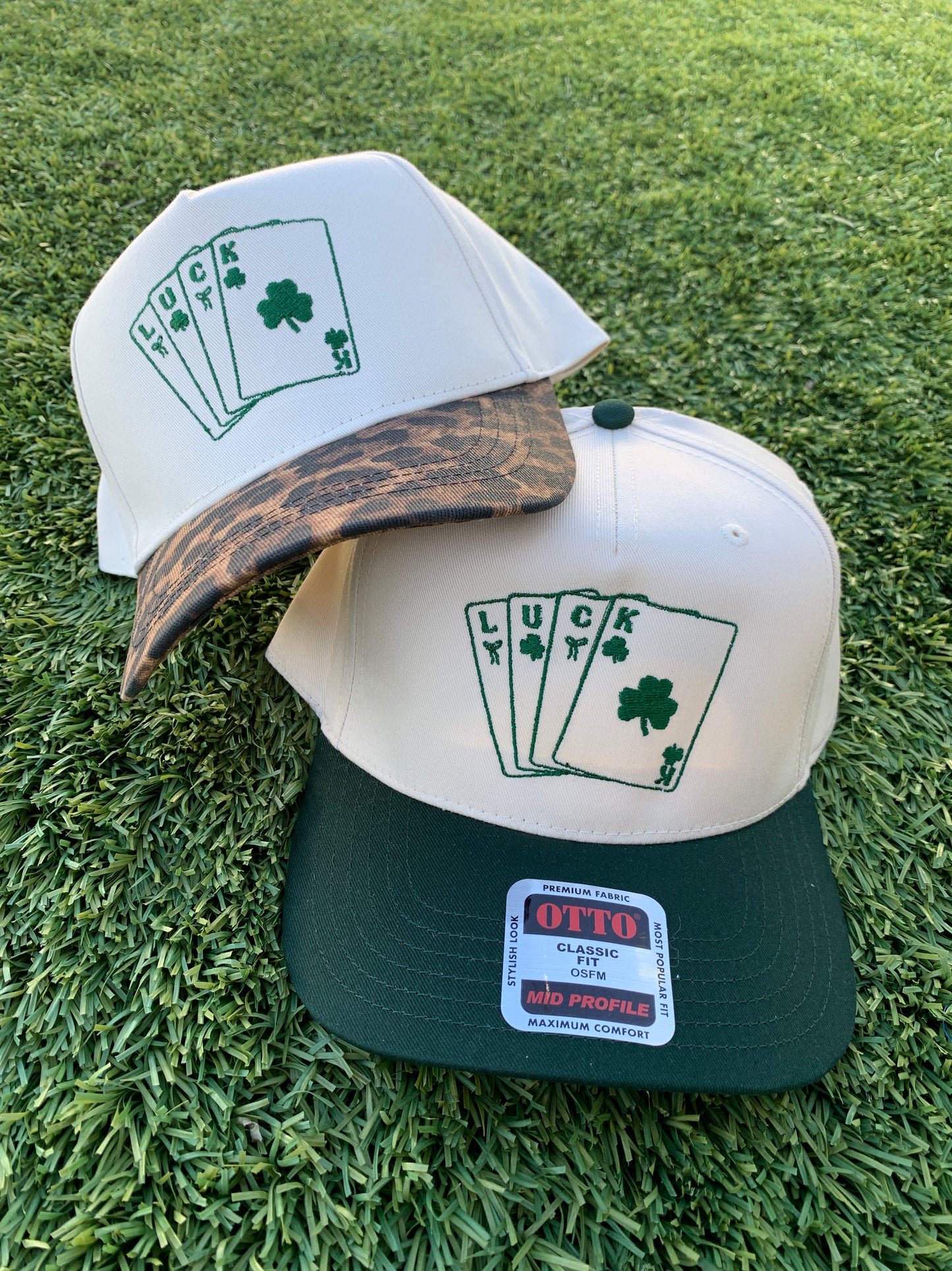 Luck Cards Embroidered Hat