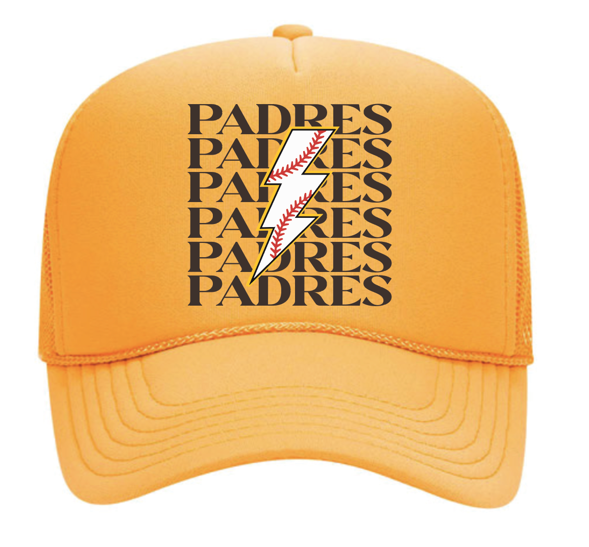 Padres Bolt Trucker Hat