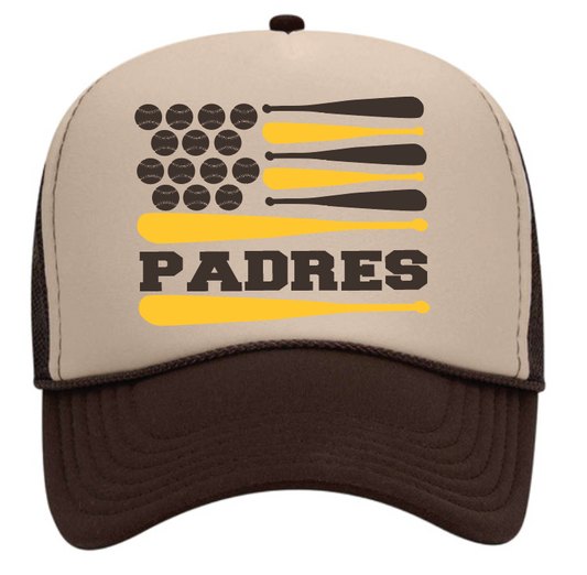 Padres Flag Trucker Hat