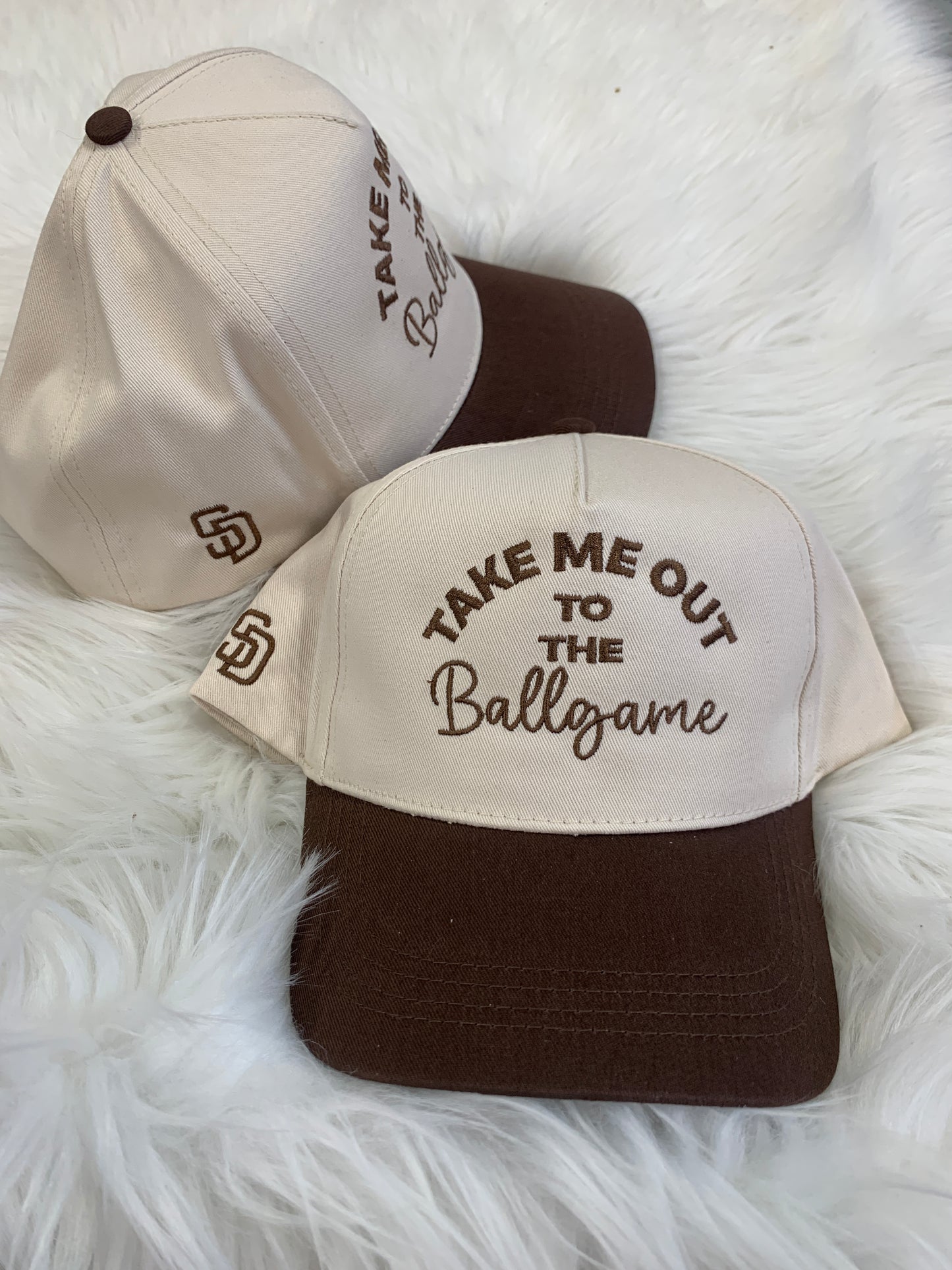 Take Me Out To The Ballgame SD Embroidered Hat