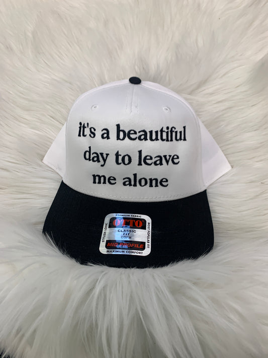 It’s a Beautiful Day Embroidered Hat