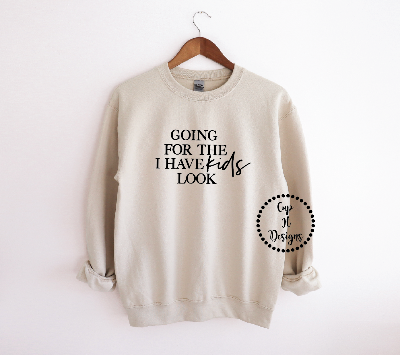 I Have Kids Look Crewneck