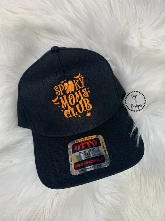 Spooky Moms Club Embroidered Hat