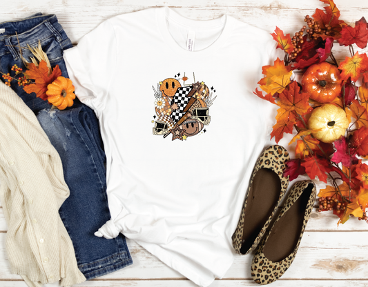 Groovy Football Tee or Crewneck
