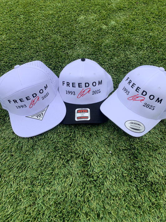 Charlie Kirk Freedom Embroidered Hat