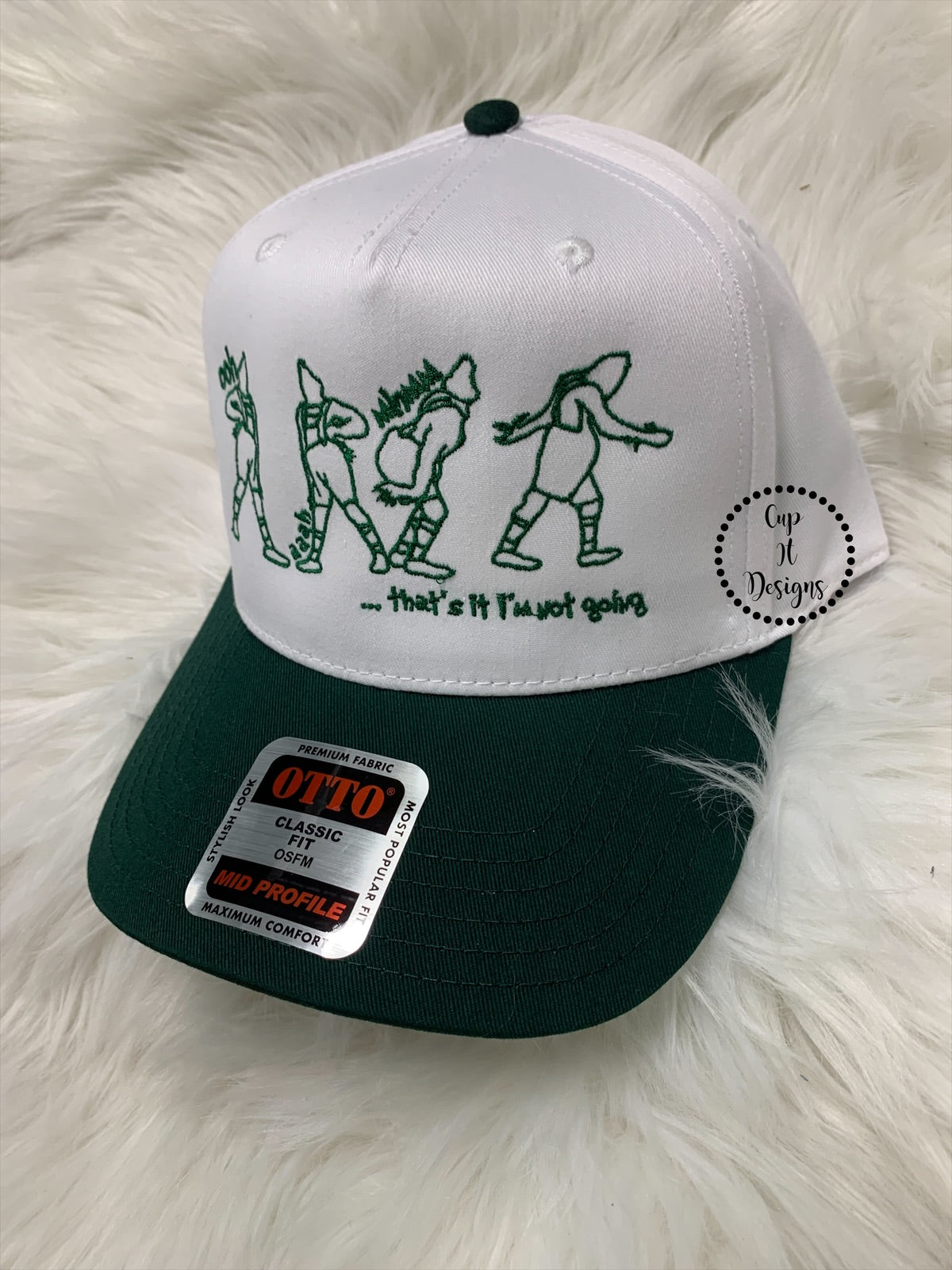 I’m Not Going Embroidered Hat