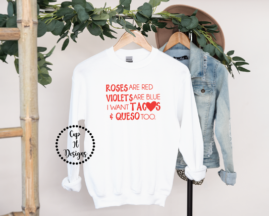 Roses Are Red Crewneck