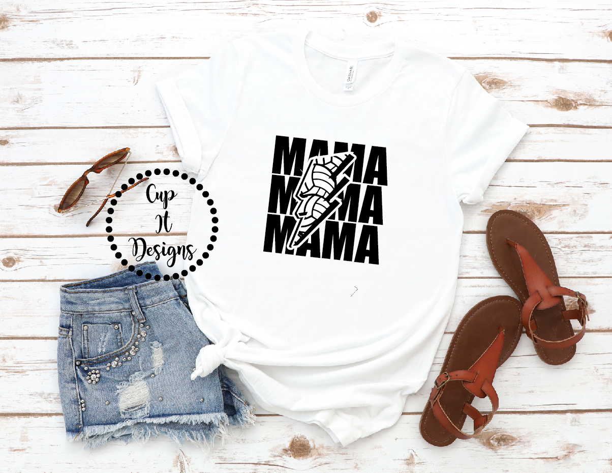 Volleyball Mama Tee/Crewneck