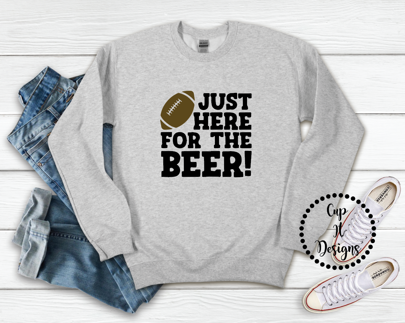 Just Here For The Beer Crewneck