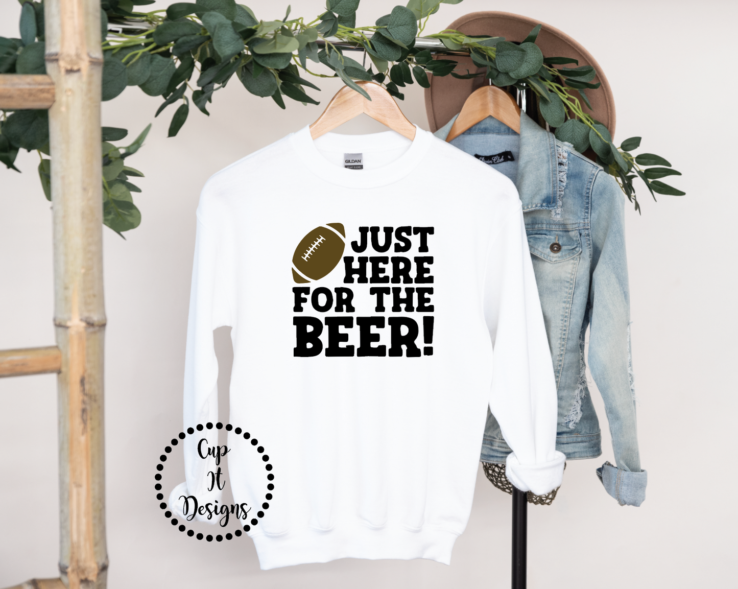 Just Here For The Beer Crewneck