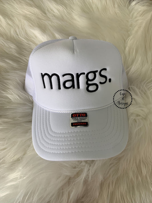 Margs Embroidered Trucker Hat