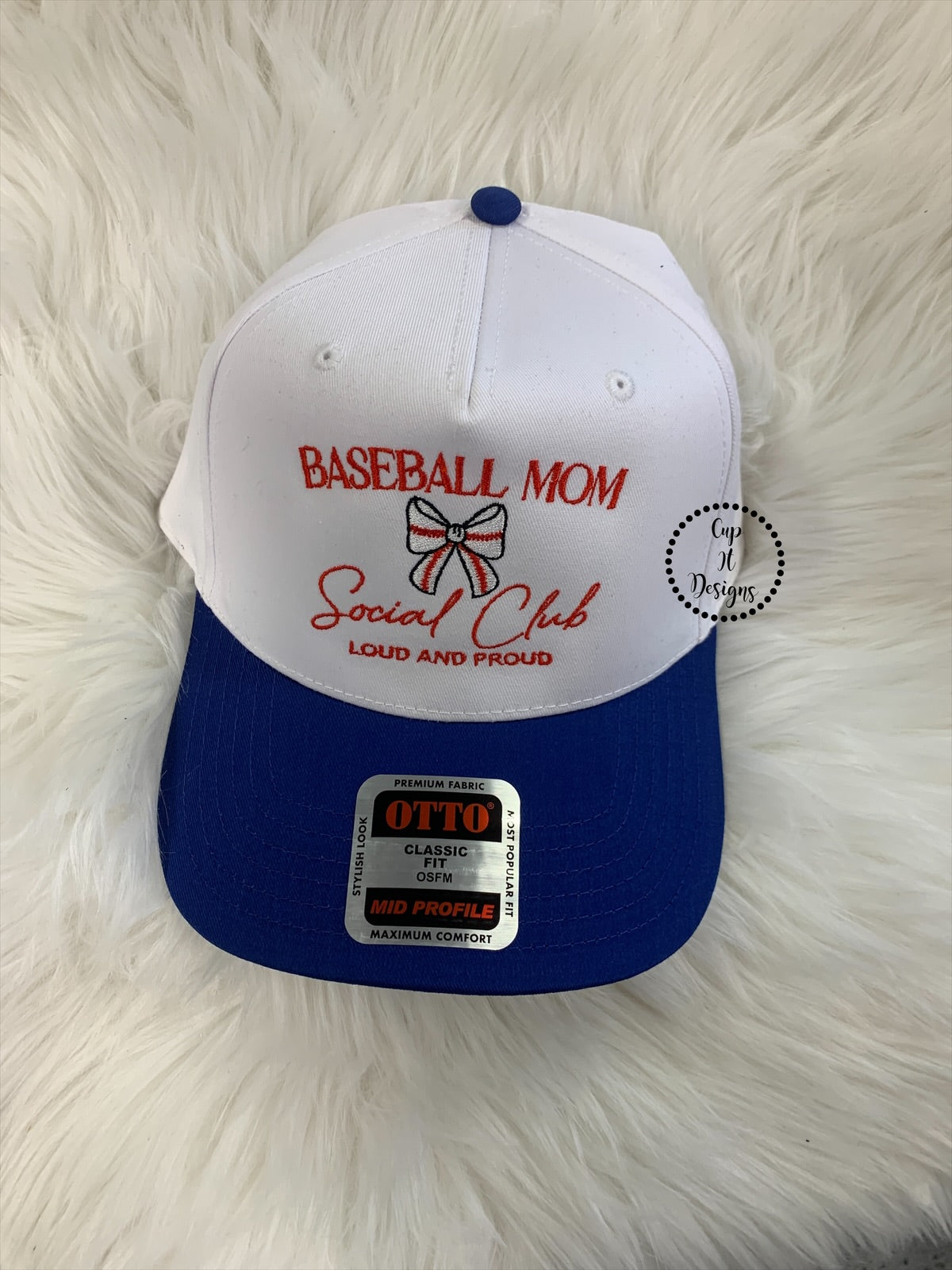 Baseball Mom Social Club Trucker Hat