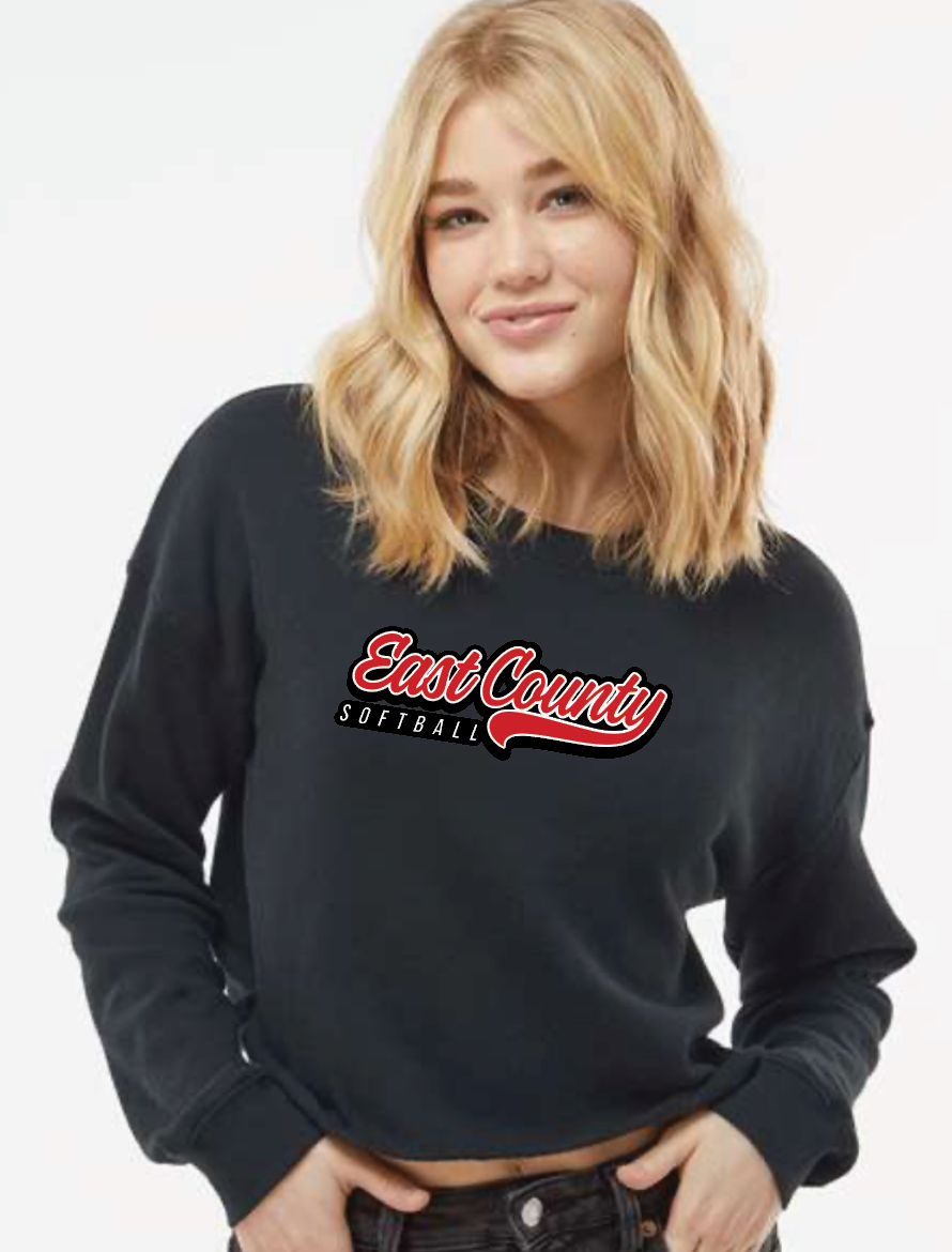 Womens Crop Crewneck