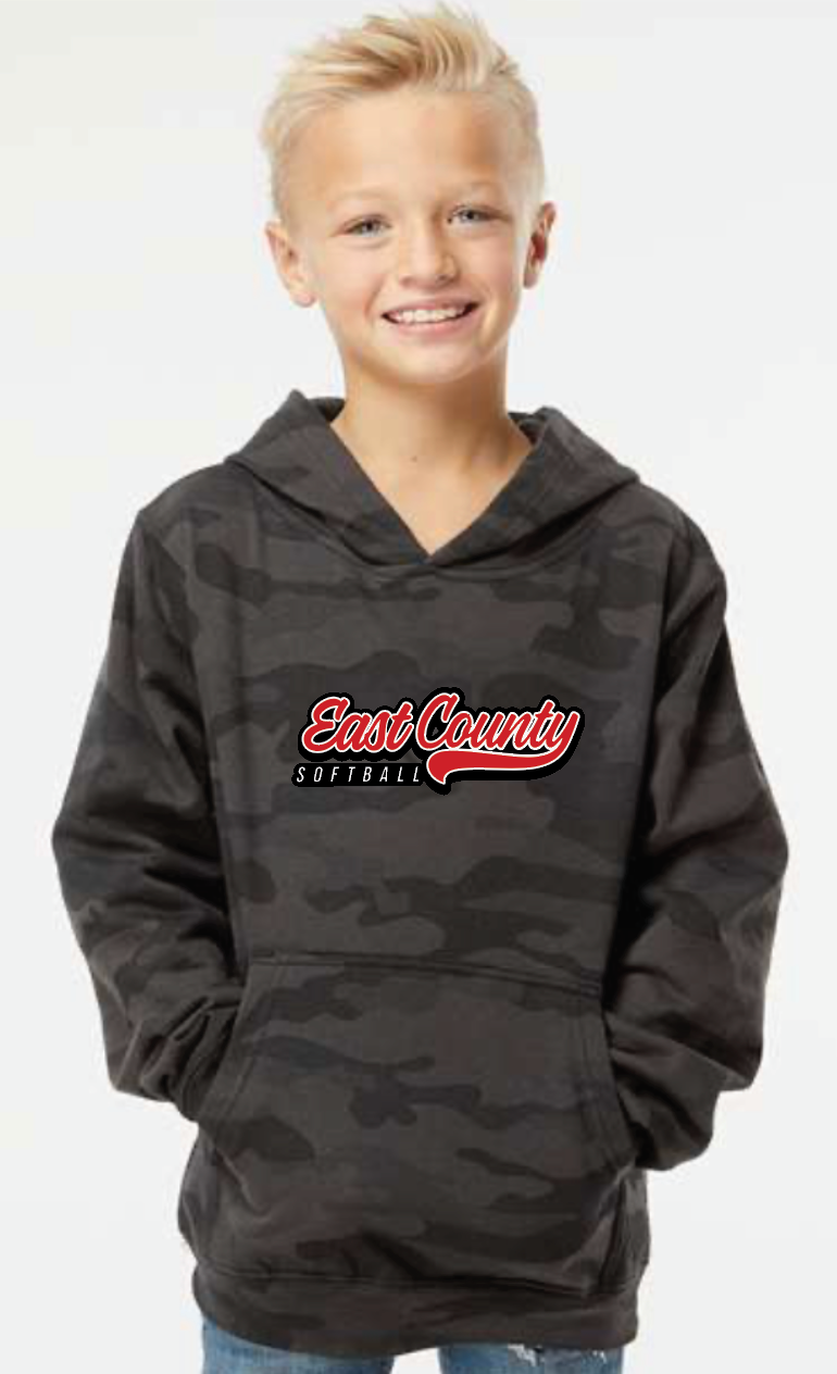 Black Camo Youth Unisex Hoodie