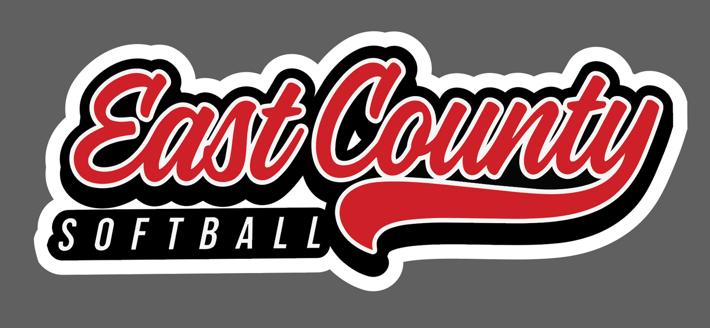 East County Softball Sticker