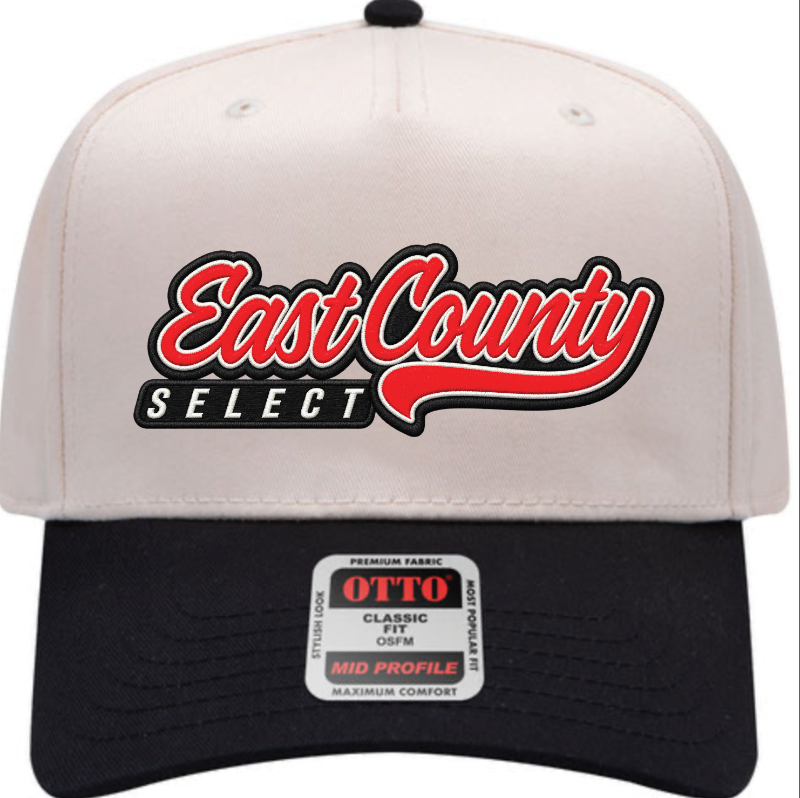 Embroidered Mid Profile Baseball Cap