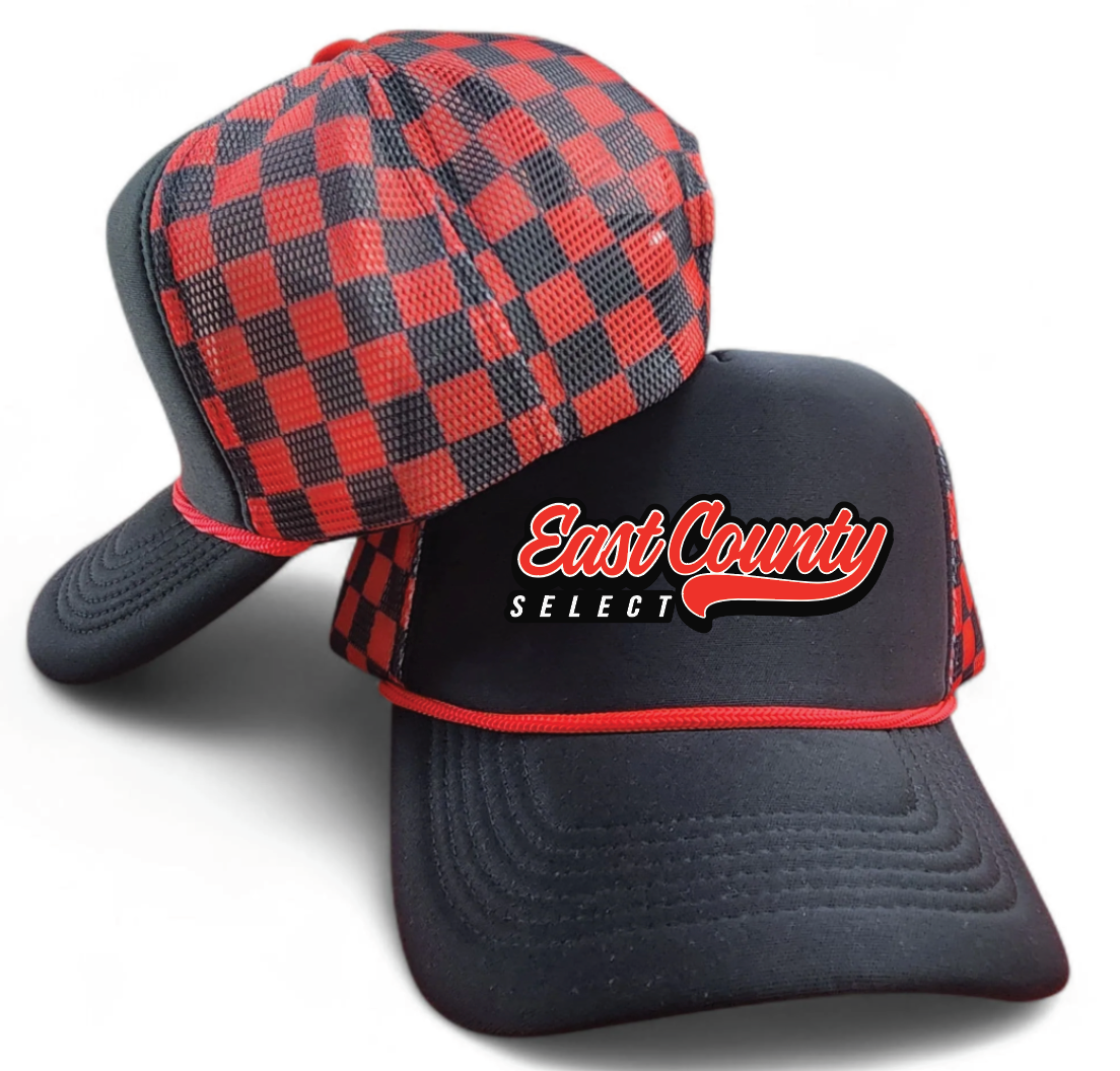 Checker Foam Trucker Hat
