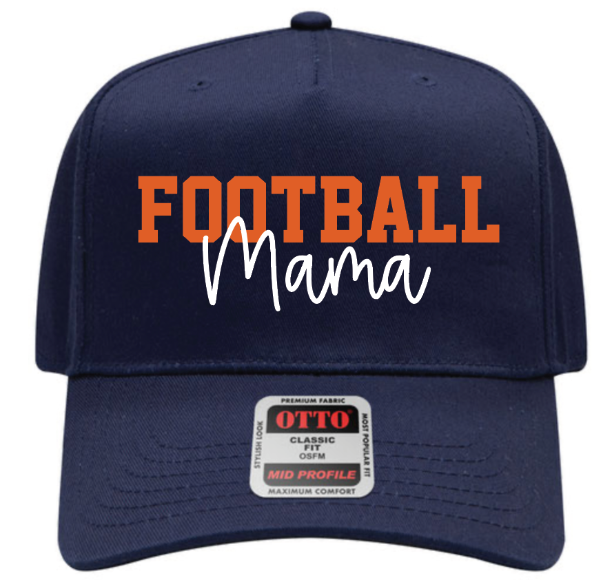 Embroidered Football Mama Hat