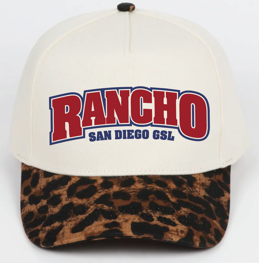 Tan/Cheetah Embroidered Hat