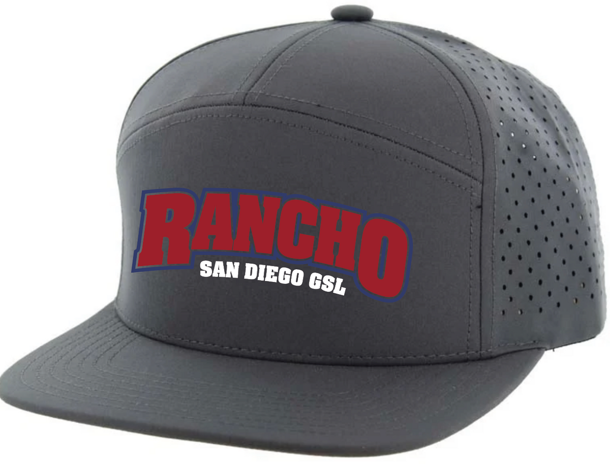 Kamel Waterproof Flat Bill Embroidered Hat