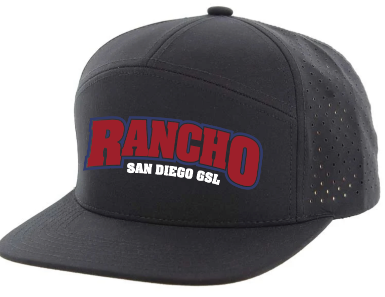 Kamel Waterproof Flat Bill Embroidered Hat
