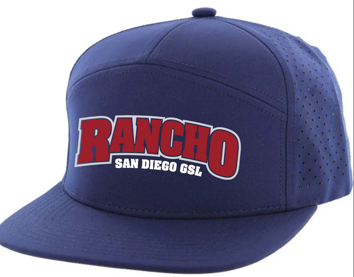 Kamel Waterproof Flat Bill Embroidered Hat
