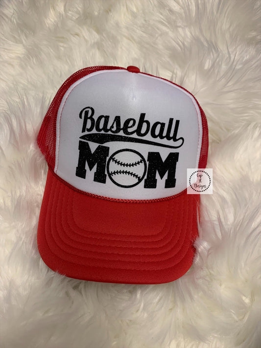 Baseball Mom Trucker Hat
