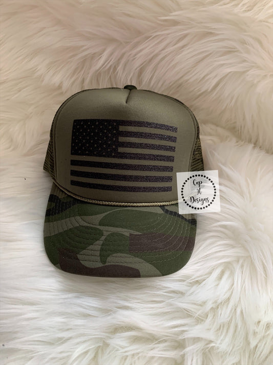 Trucker Flag Hat