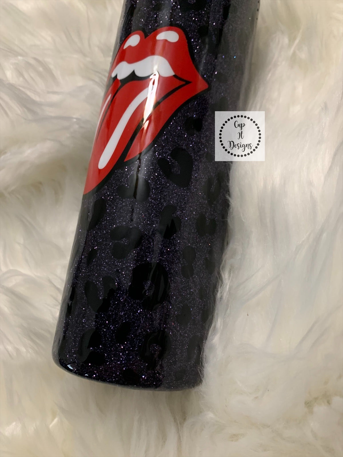 Rolling Stones BLACK CHEETAH Epoxy Tumbler