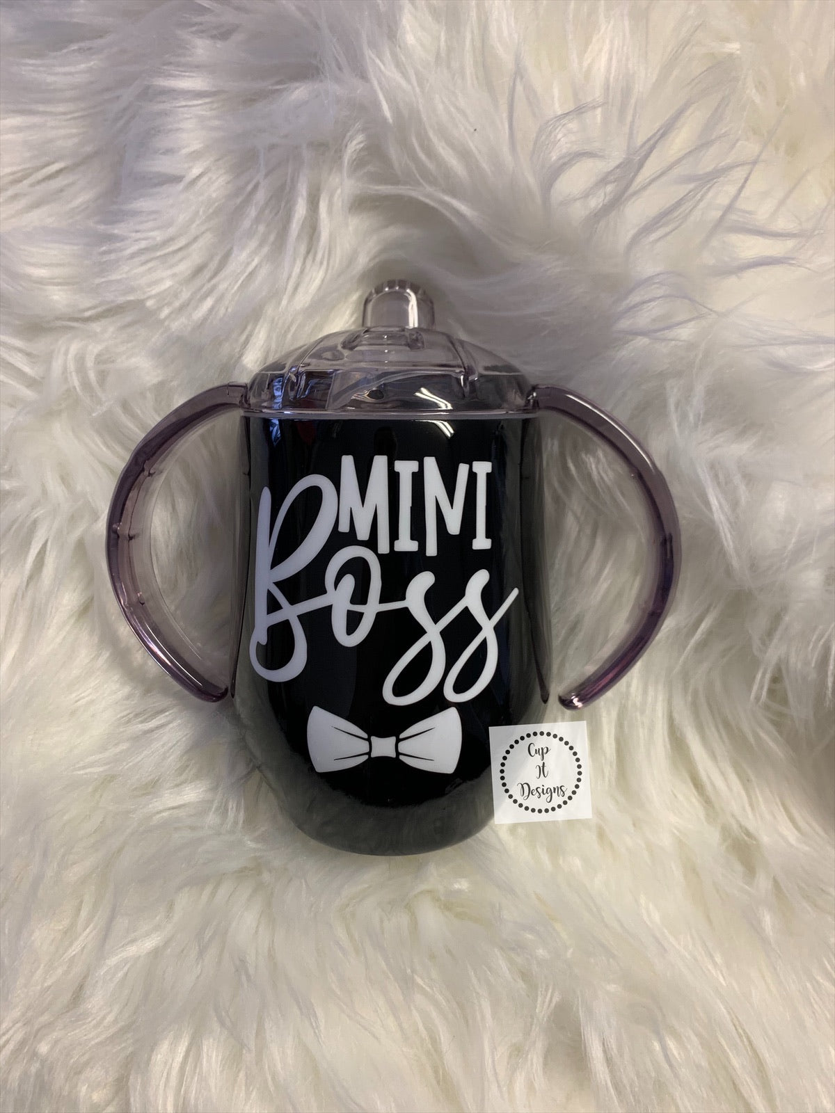 Mini boss sippy cup