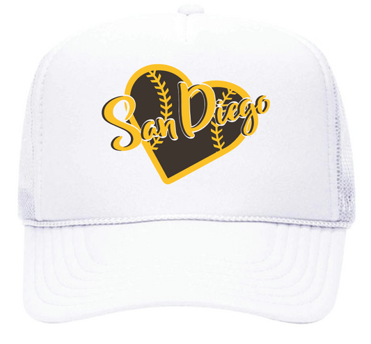 San Diego Baseball Trucker Hat