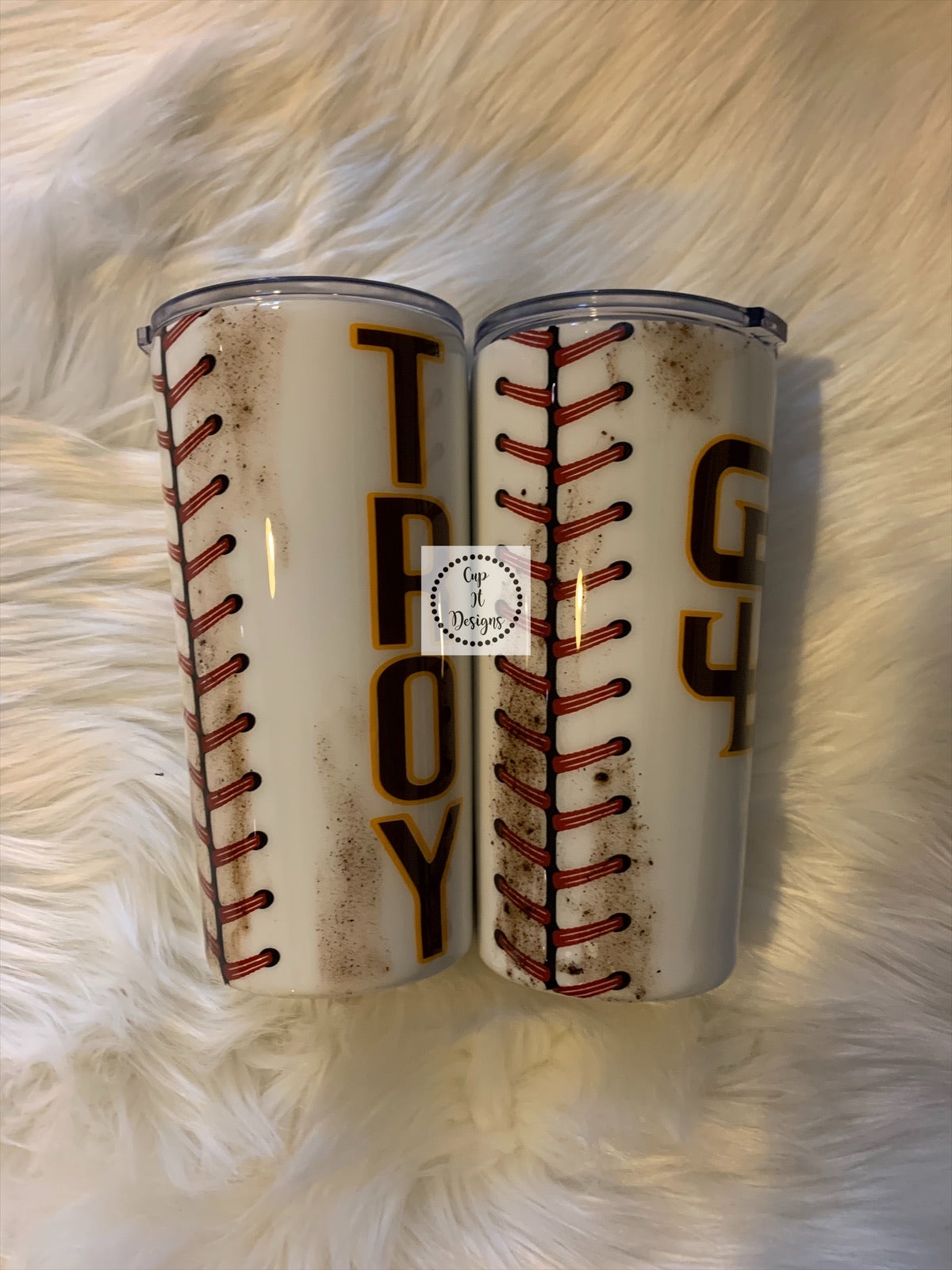 Dirty Baseball SD Epoxy Tumbler