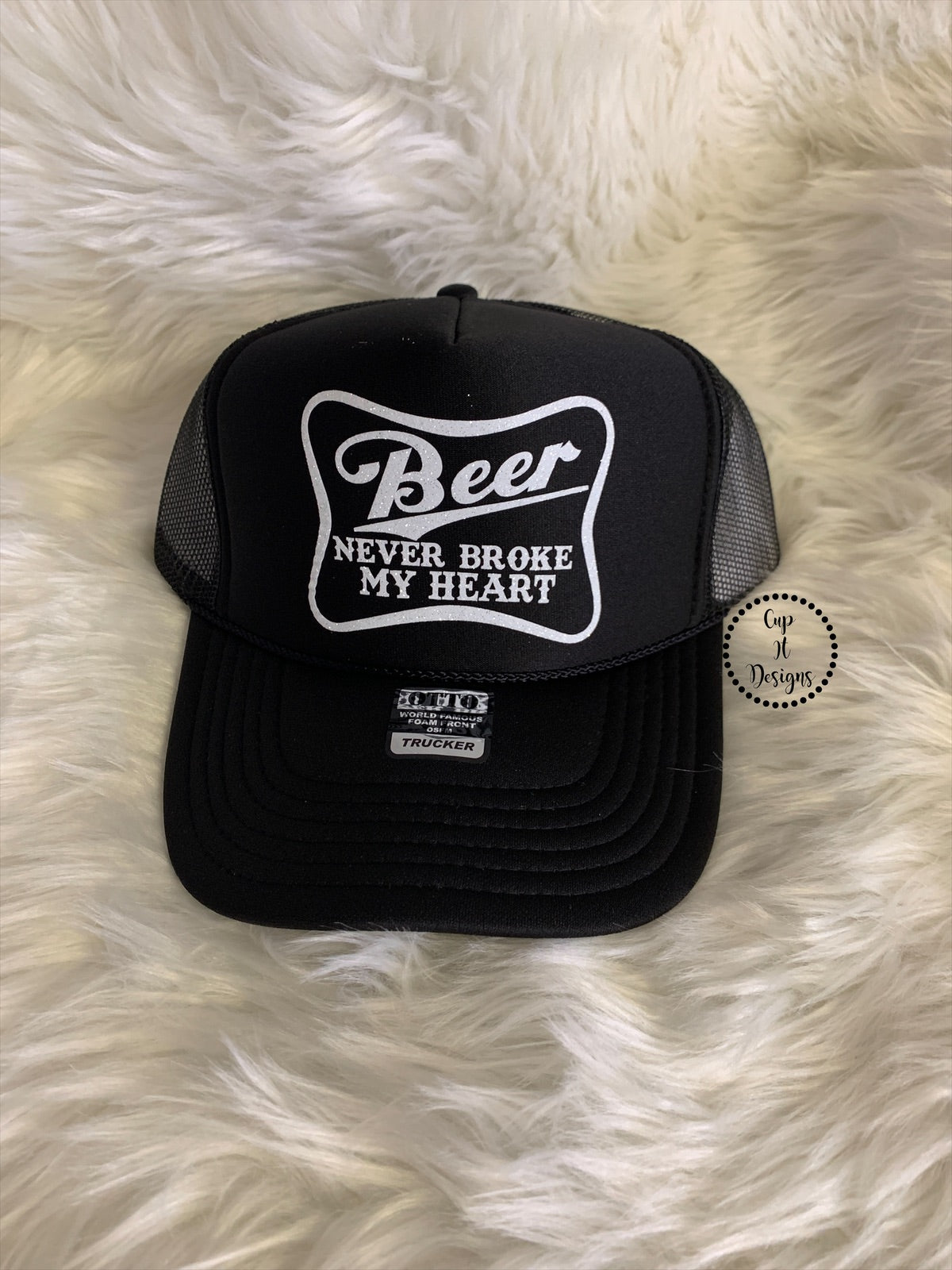 Beer Never Broke My Heart Trucker Hat