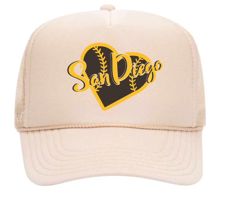San Diego Baseball Trucker Hat