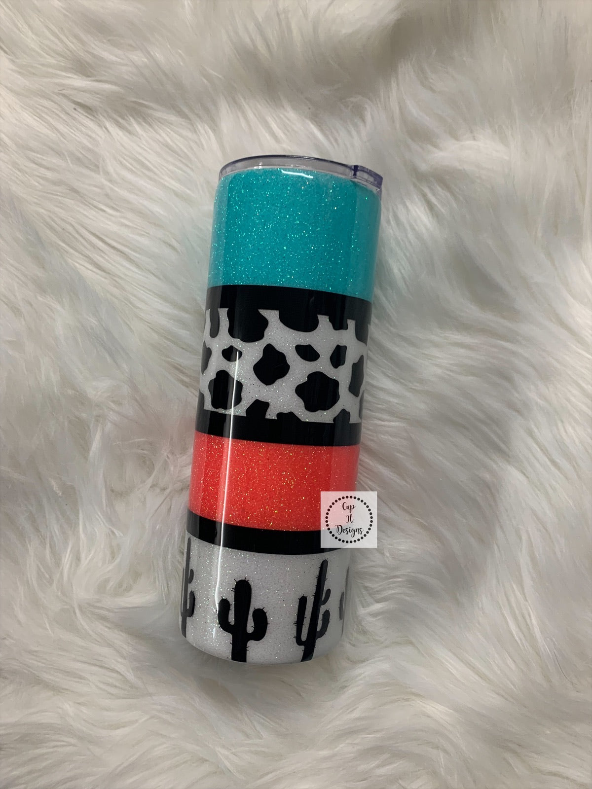 Desert Cow Epoxy Tumbler